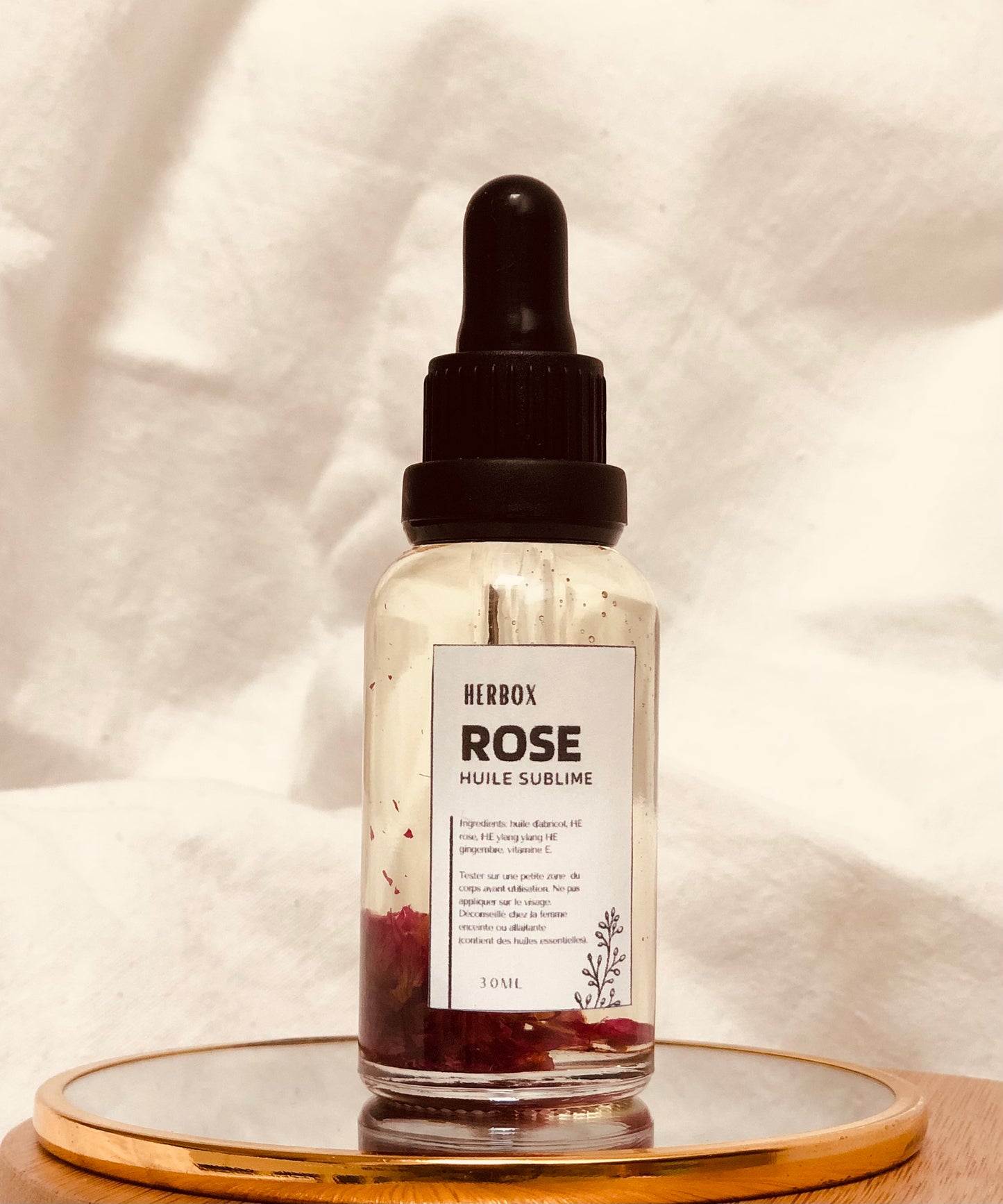 Huile après-douche ROSE