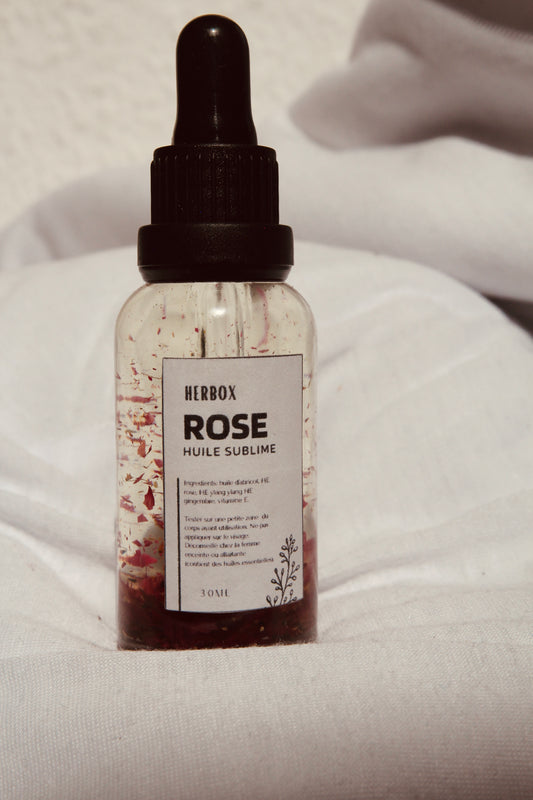 Huile après-douche ROSE